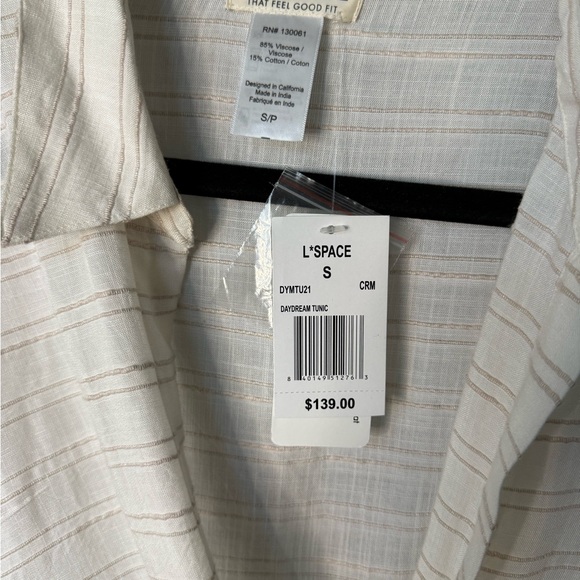 L*Space Cream Daydream Tunic NWT Size Small - Picture 9 of 9